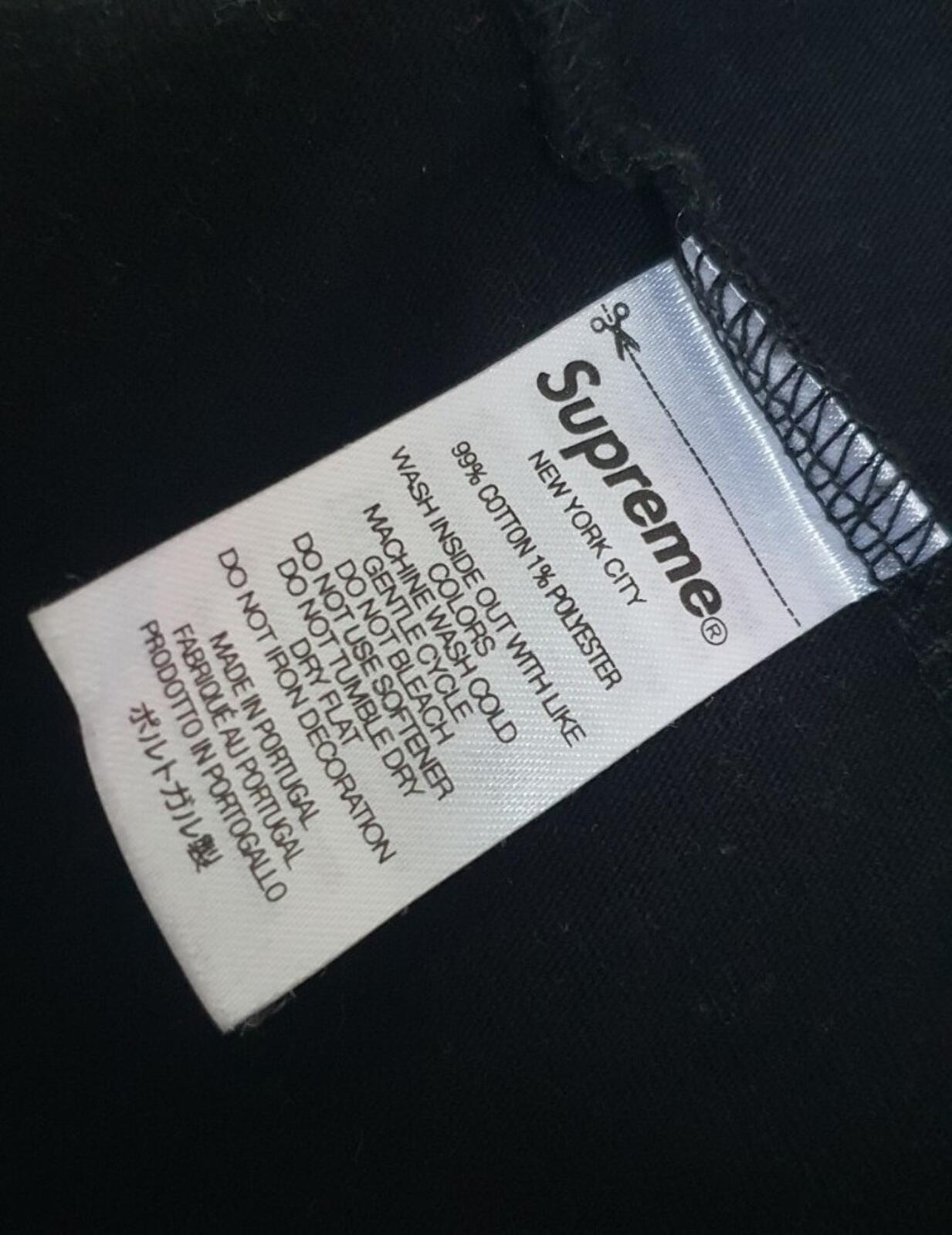 FW21 Supreme Intarsia L/S Top Tee Black Size XL