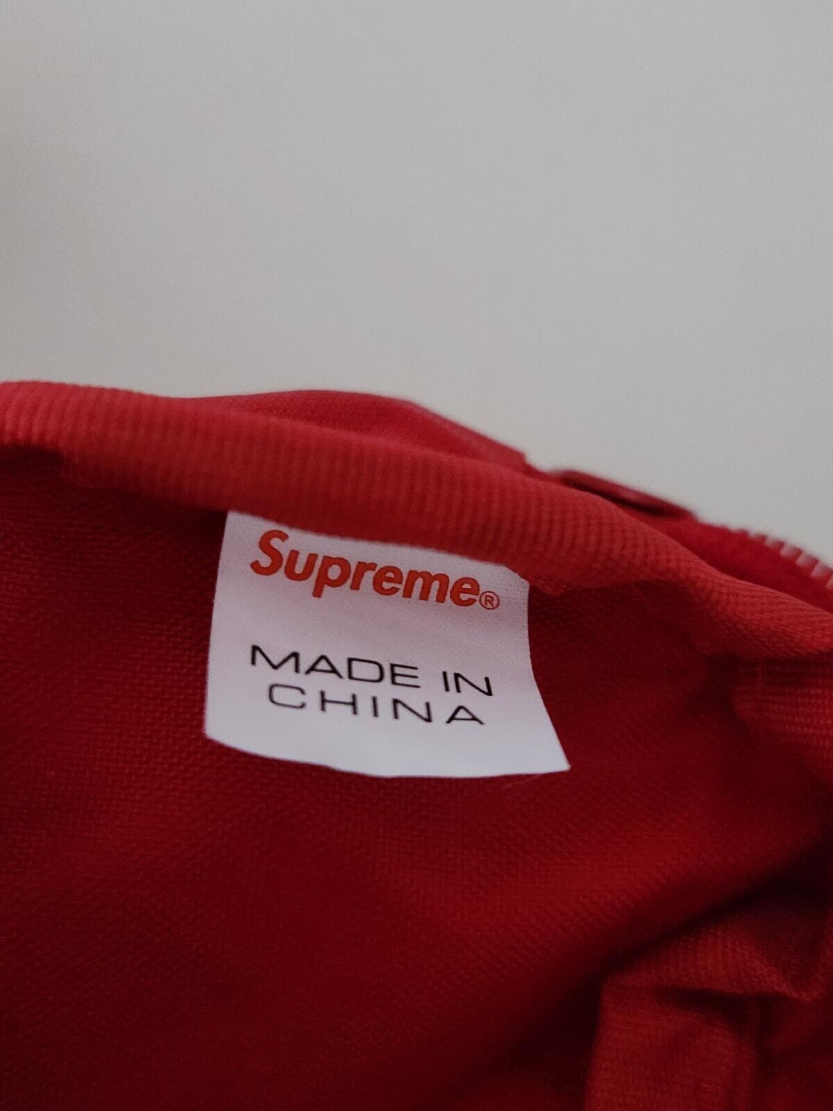 FW18 Supreme Red waist shoulder bag Water and Abrasion resistant Belt Pack