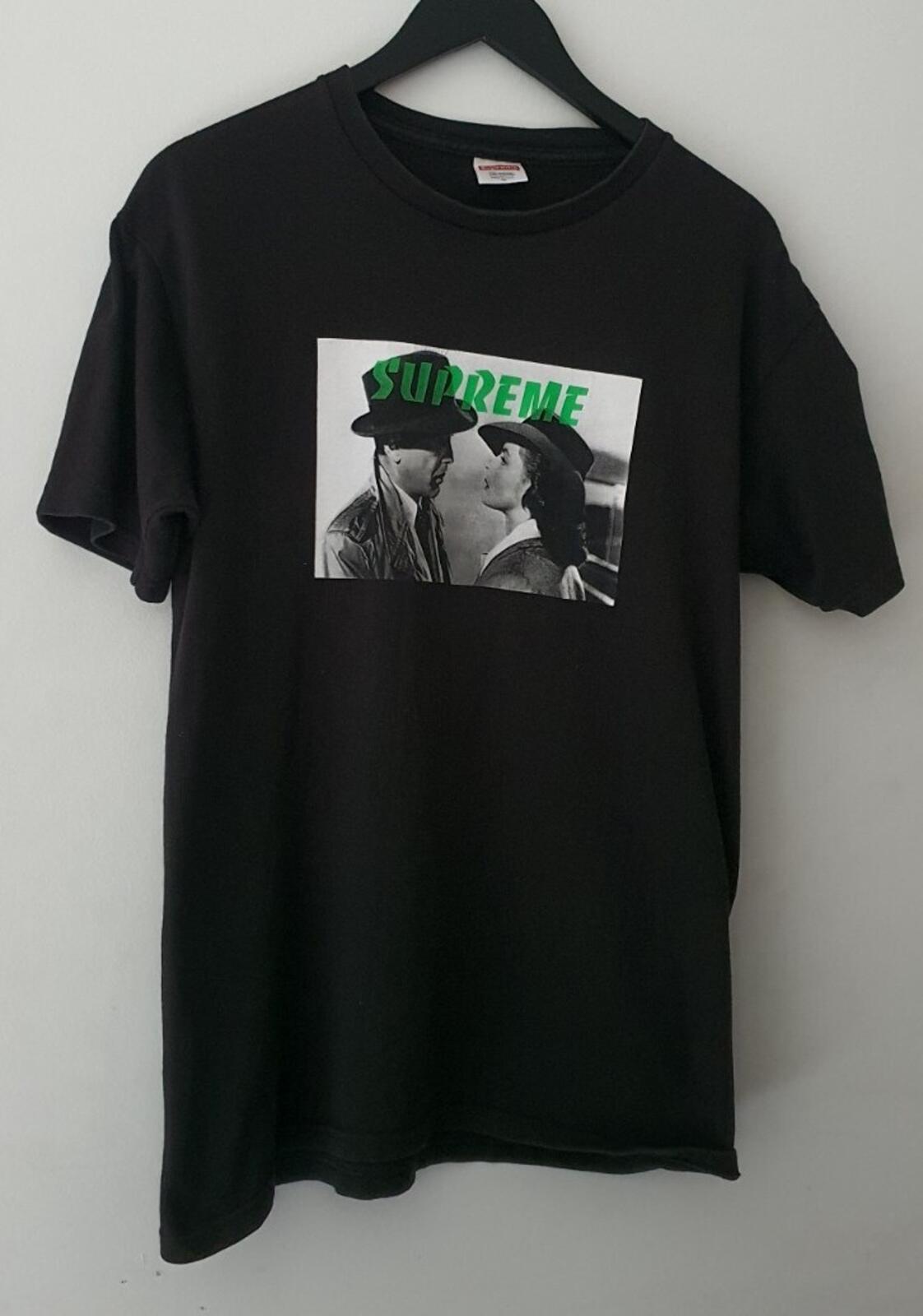 PRIVATE LISTISTING S12 Supreme Casablanca Tee Bogey Black T-shirt M medium Black
