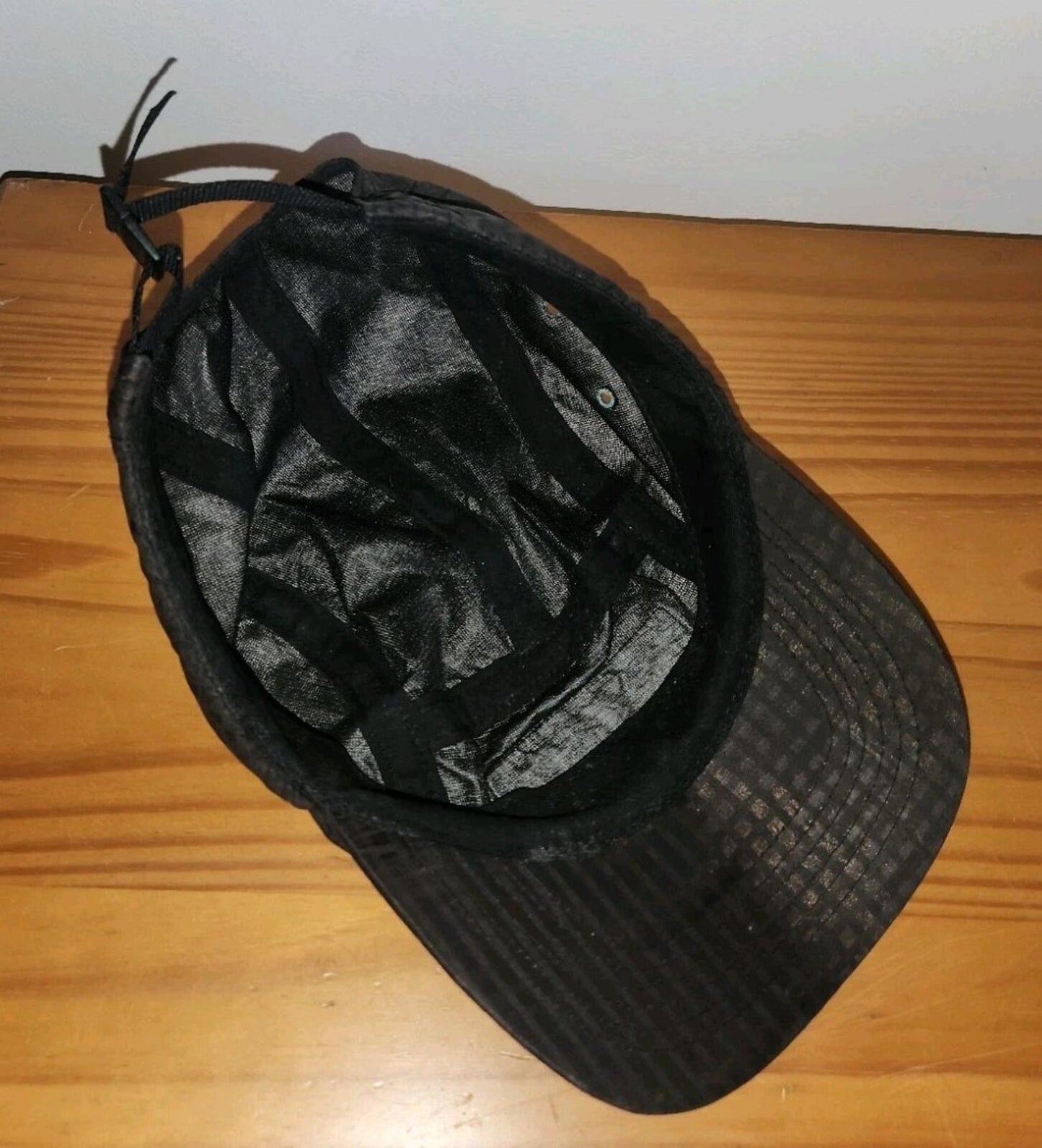 SS21 Supreme Metallic Check Camp Cap Black