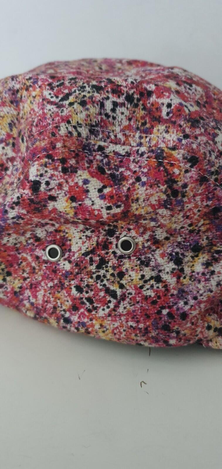 SS13 Supreme x Liberty Art Fabrics Splatter Camp Cap Vintage Hut Box Logo Selten