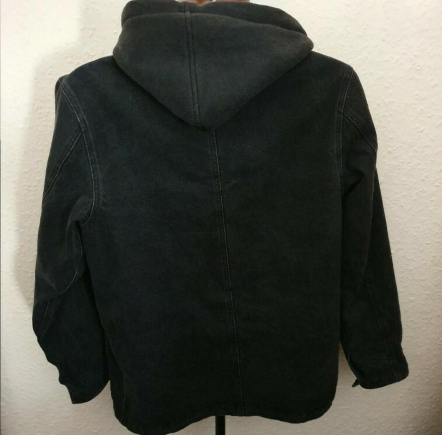 FW17 Supreme Hooded Chore Coat Black Size M