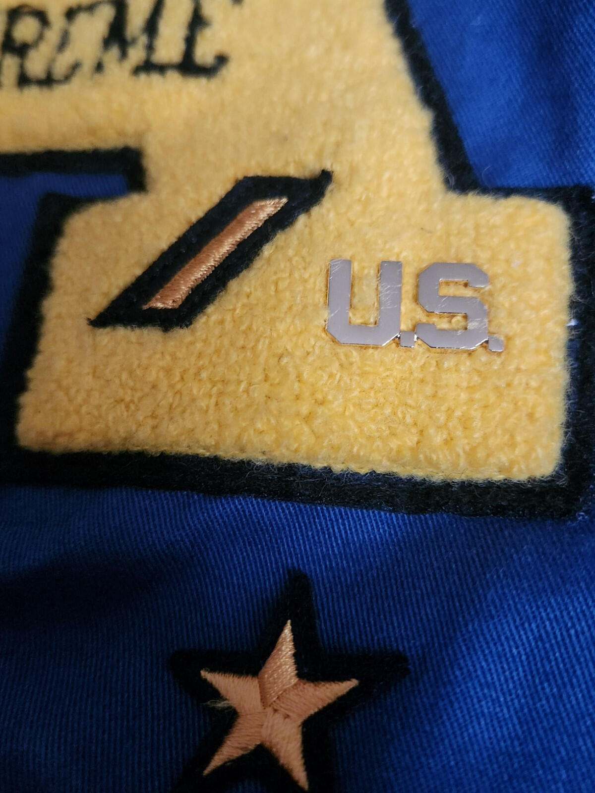 SS13 Supreme Cadet varsity jacket blue L large vintage 2013 Vintage Rare