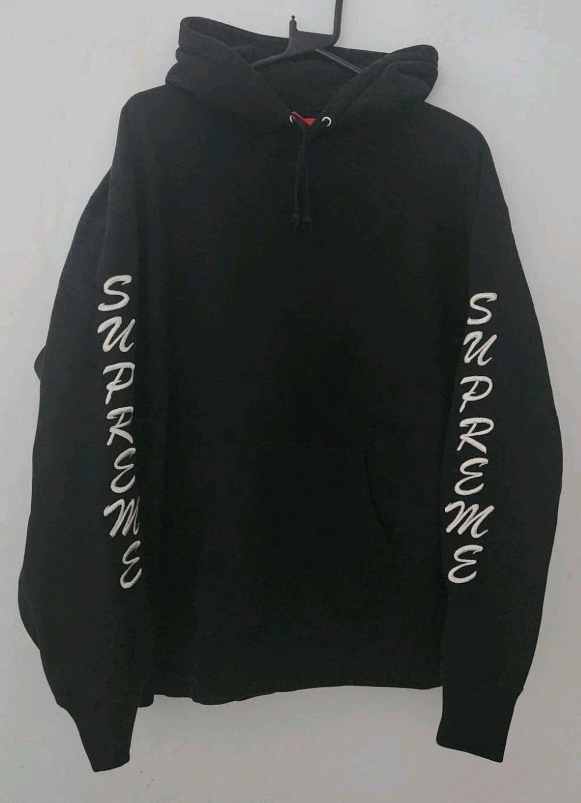 FW21 Supreme Guardian Hooded Sweatshirt black hoodie size M medium Angel Wings