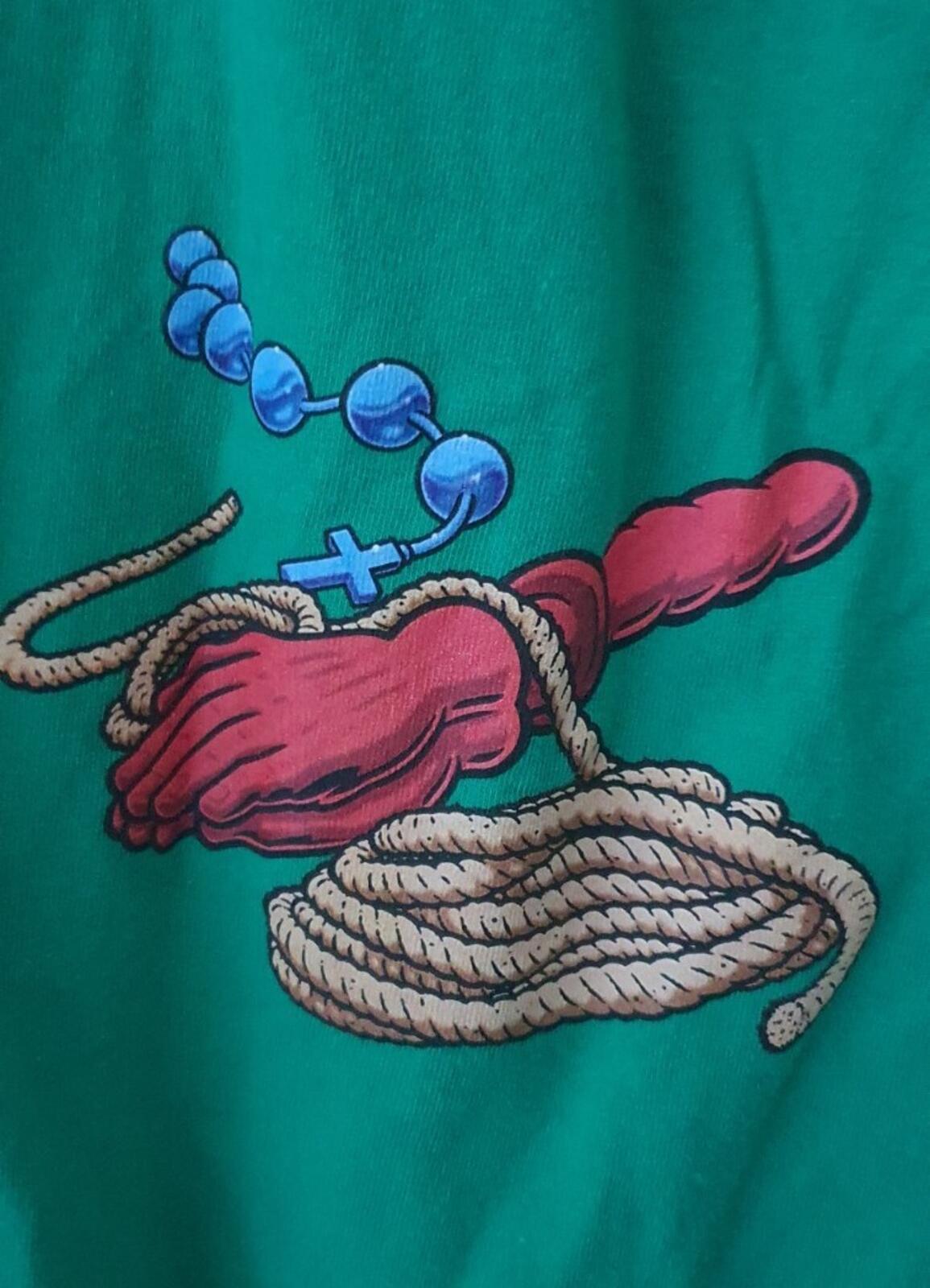 FW22 Supreme Nuns Green Tee Green Size S Original Artwork By Sean Cliver