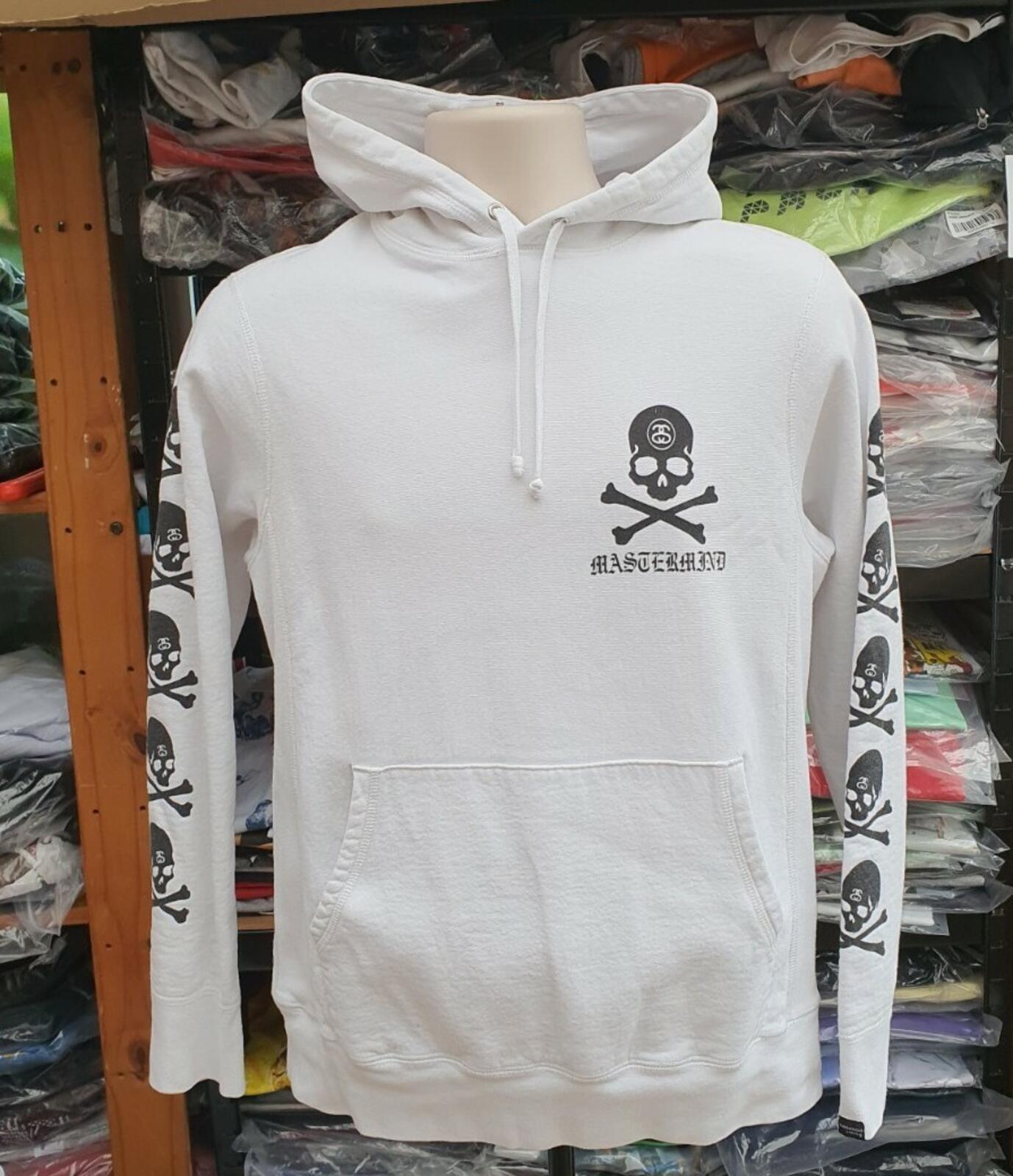 Stussy x Mastermind white Hooded Sweatshirt White Size S