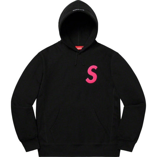 Sudadera con capucha FW19 Supreme S Logo negra talla M