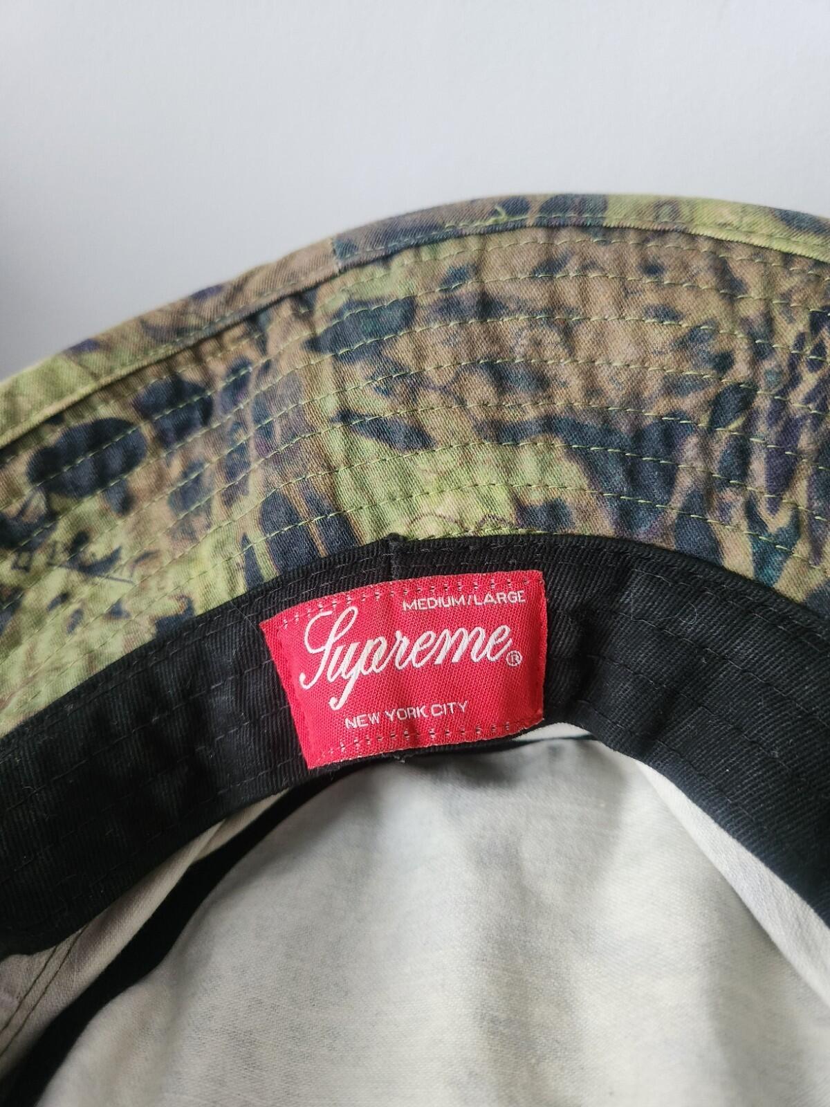 SS22 Supreme Military Boonie Olive Prym1 Camo Größe M/L