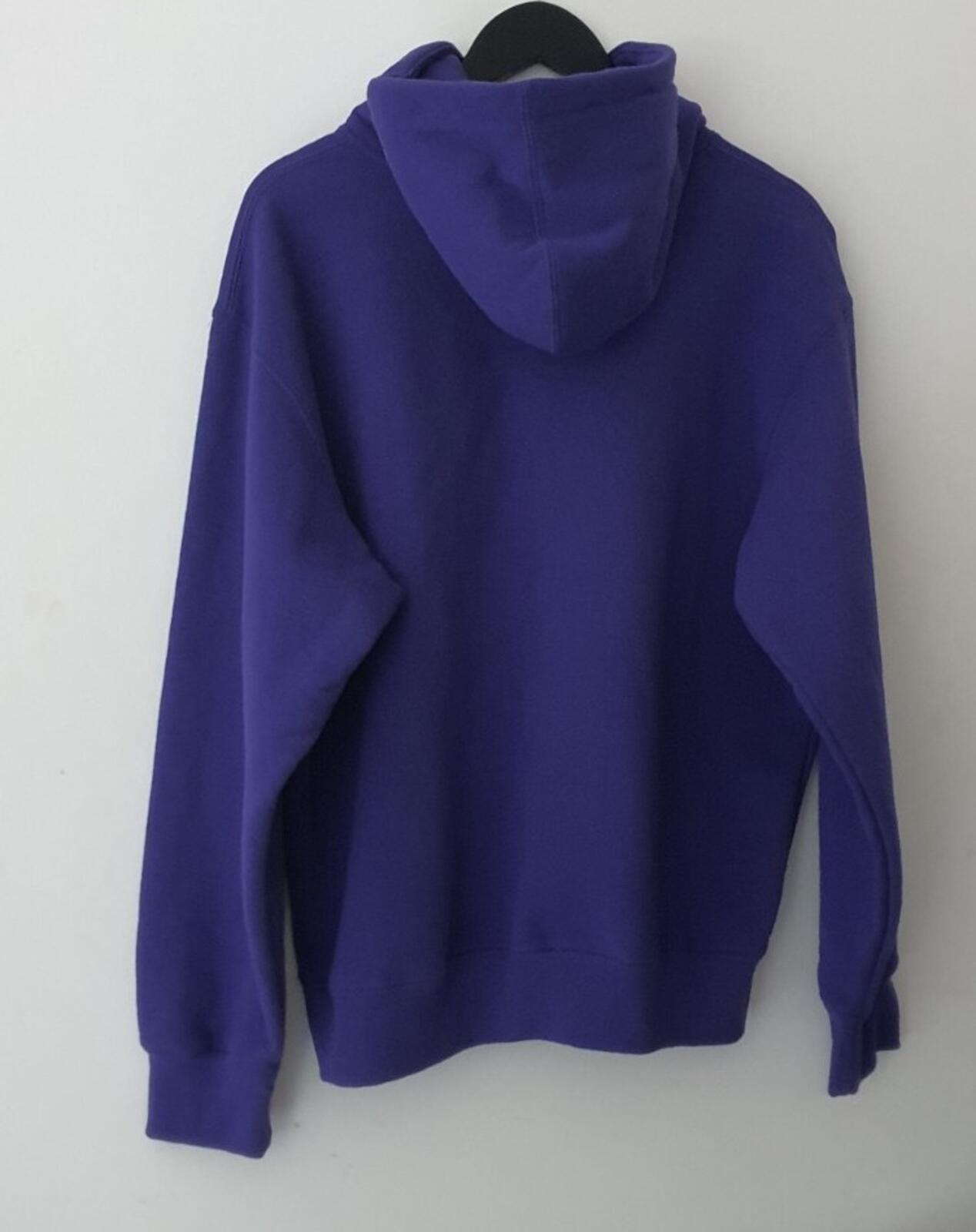 SS23 Supreme World Famous Micro Logo Purple hooded sweatshirt Hoodie M medium