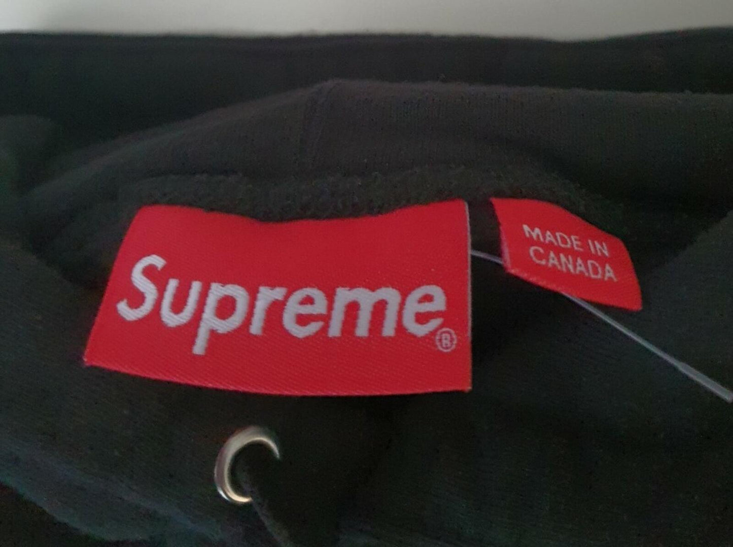 SS20 Supreme  Known As black hooded sweatshirt size M medium hoodie