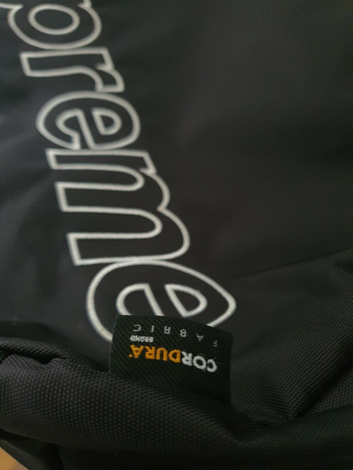 FW19 Supreme black duffle bag messenger box logo Water Resistant Duffel Gym