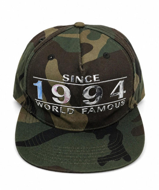 Gorra de 5 paneles SS16 Supreme Way Back Woodland Camo