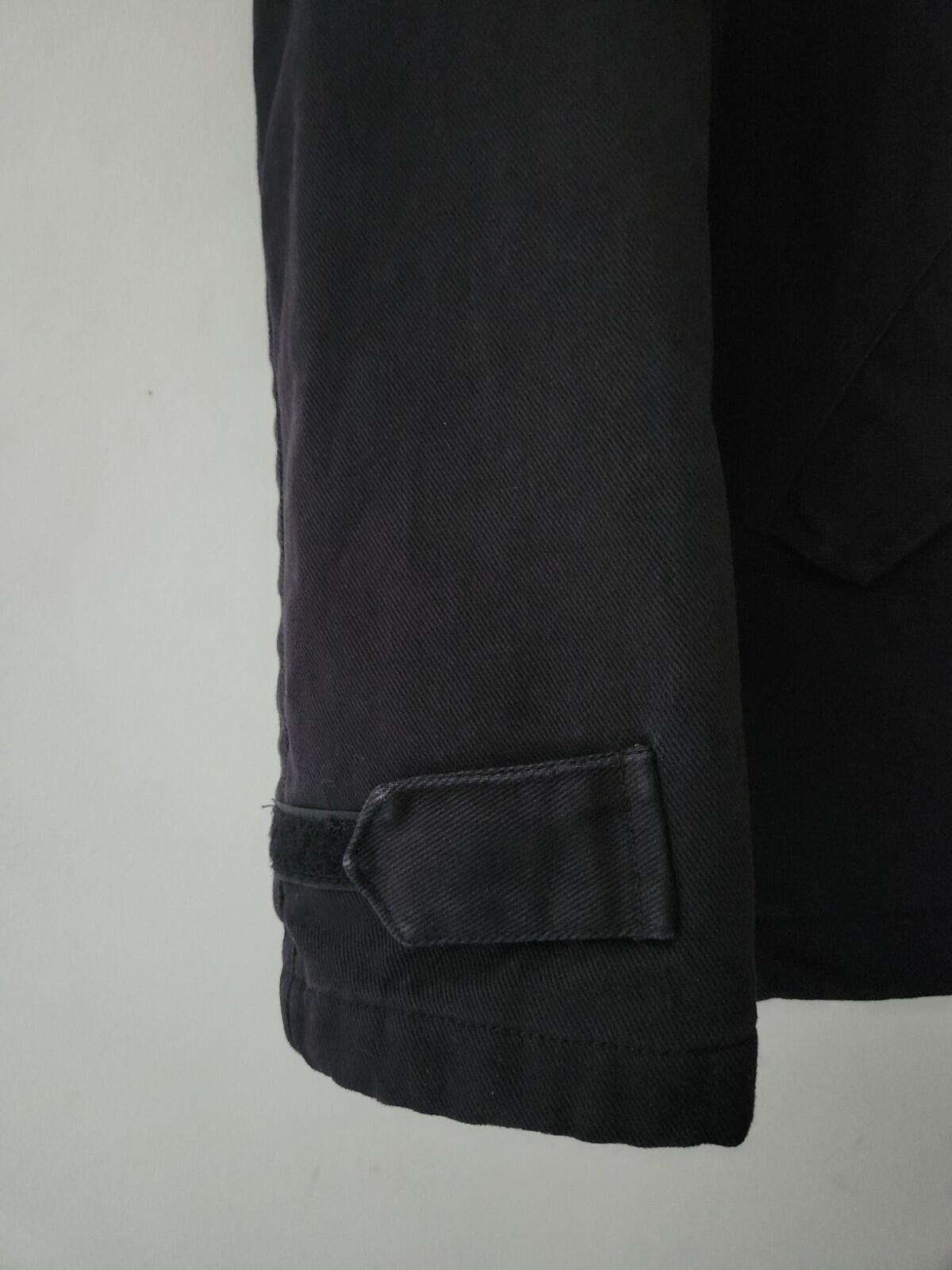 HW22 Supreme Brushed Twill Zip Jacke Größe S Klein Schwarz Twill Utility Herren