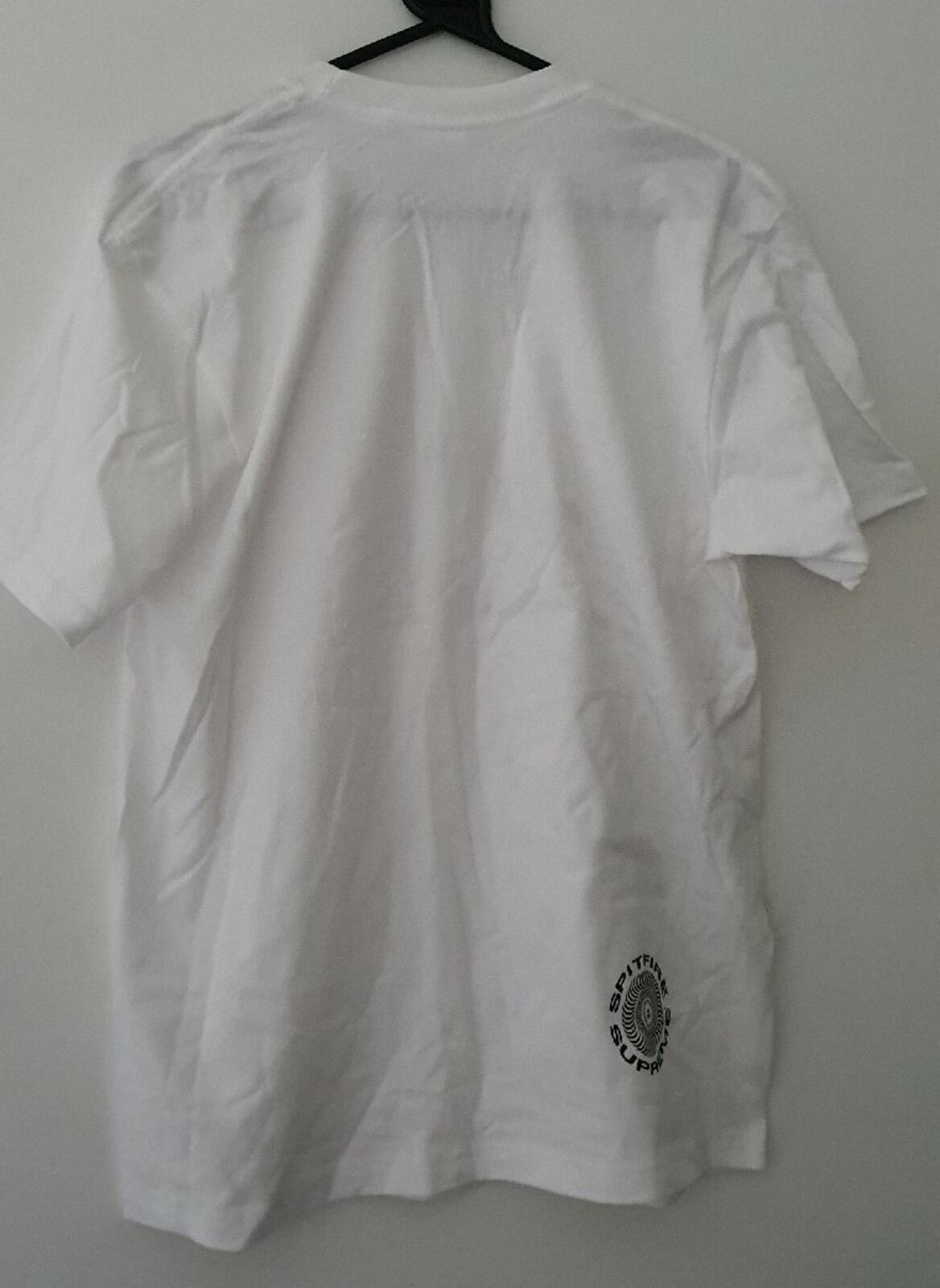 SS18 Supreme x Spitfire Cat Tee Weiß Größe M