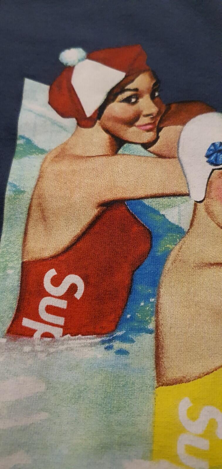 SS18 Supreme Swimmers Tee Dark Slate T-shirt Size M Medium