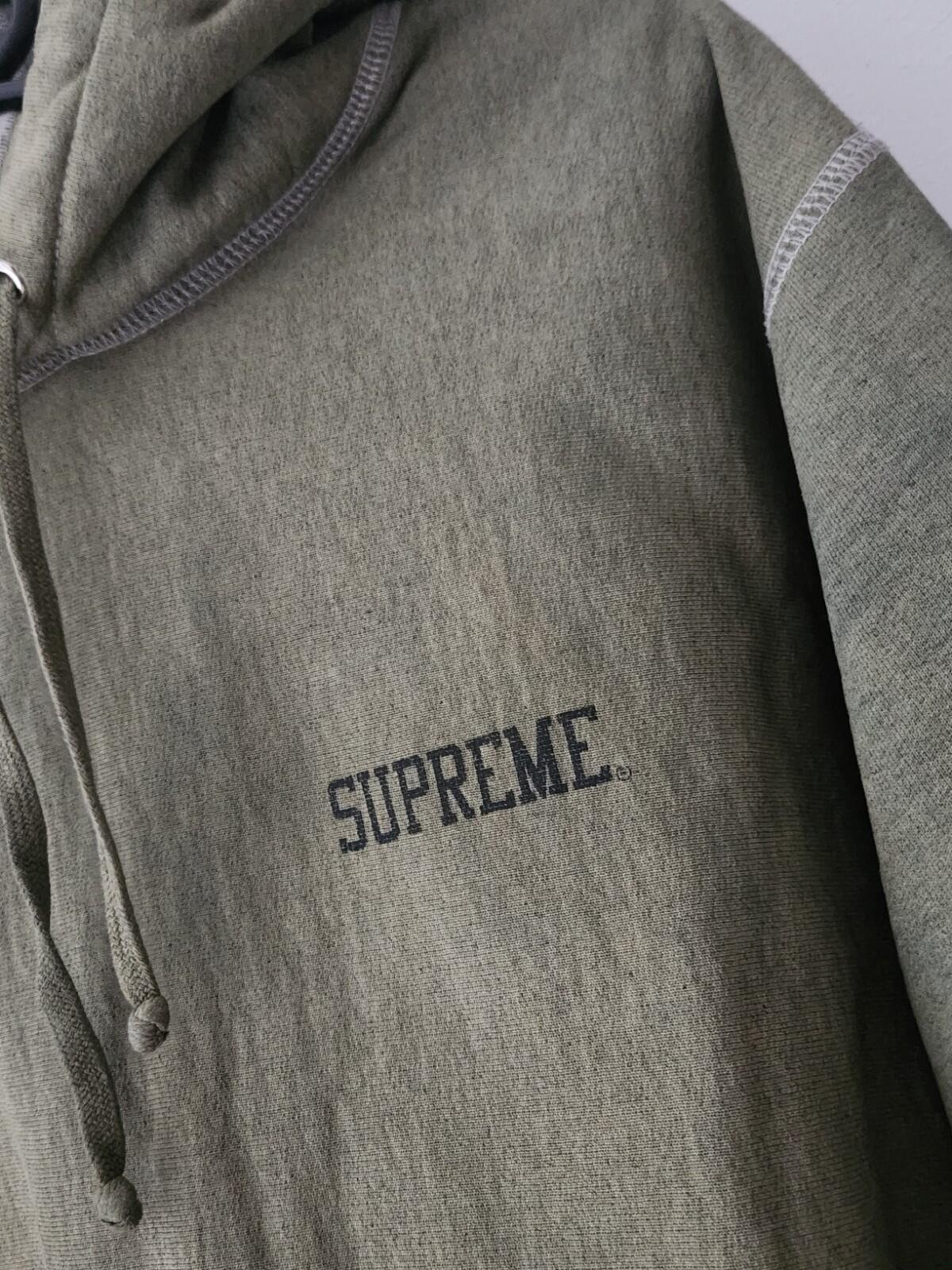 FW14 Supreme Ruff Ryders Pullover Dyed hooded sweatshirt L Large hoodie vintage