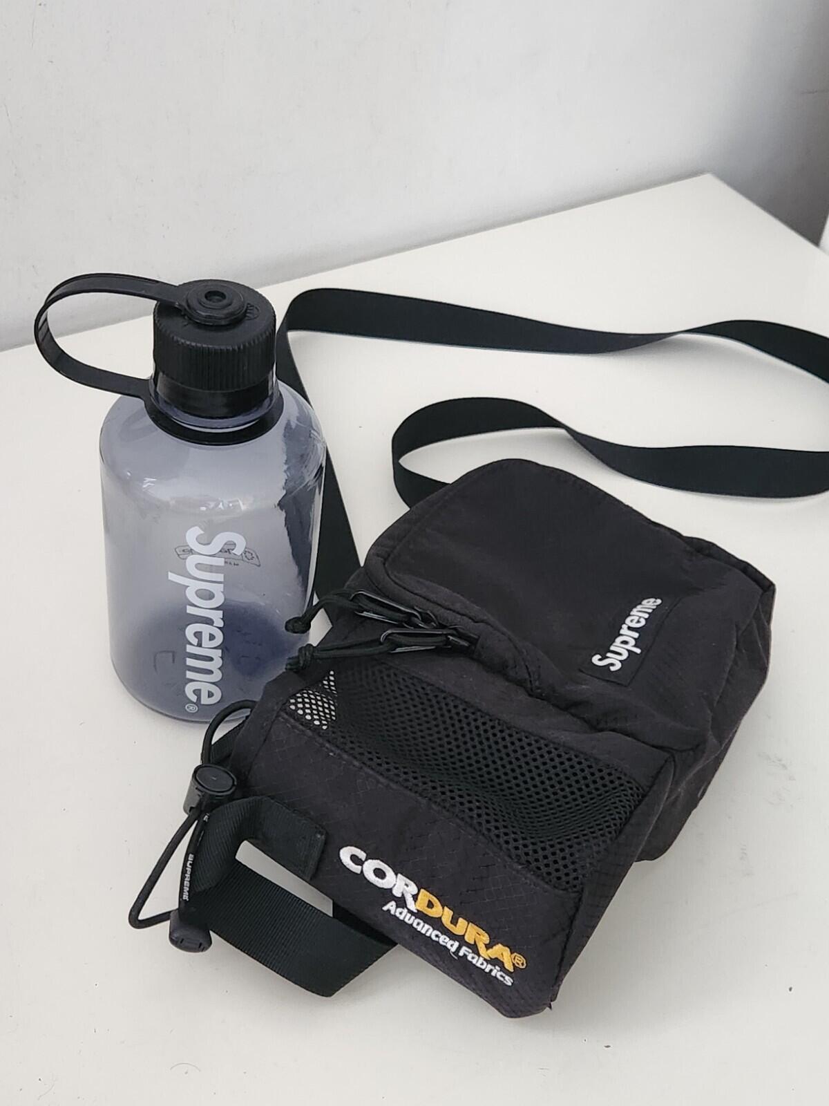 SS22 Supreme Side Bag Black Water Resistant