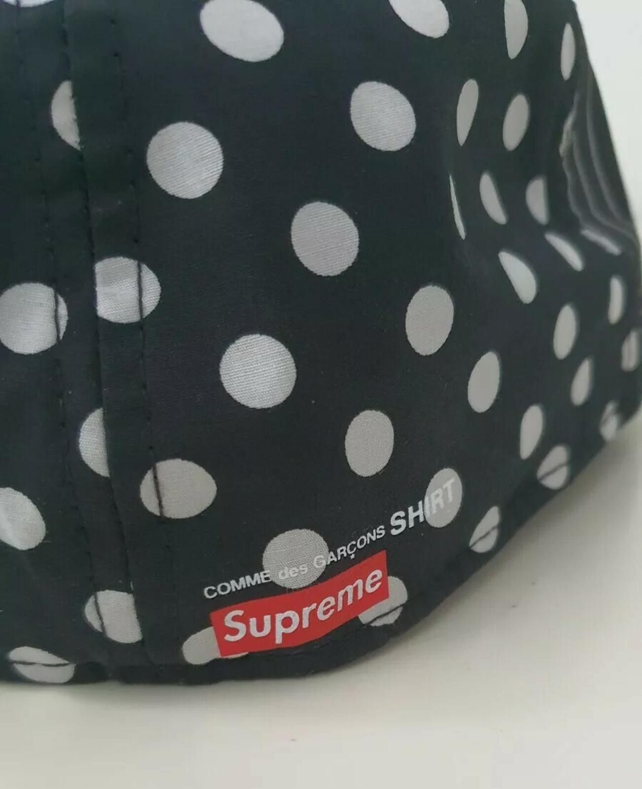 SS14 Supreme Comme Des Garcons New Era black cap hat 7 5/8
