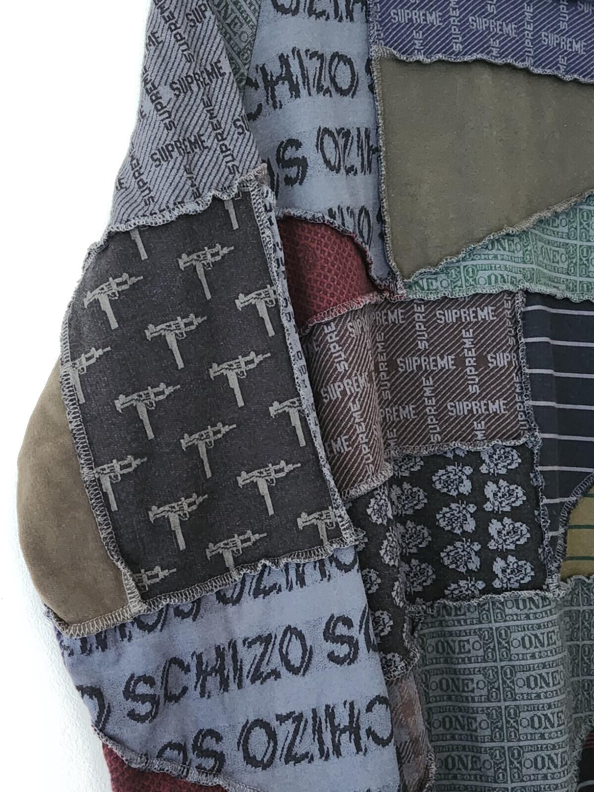 SS23 Supreme Patchwork Jacquard L/S sleeve L Large Jumper Crewneck XL