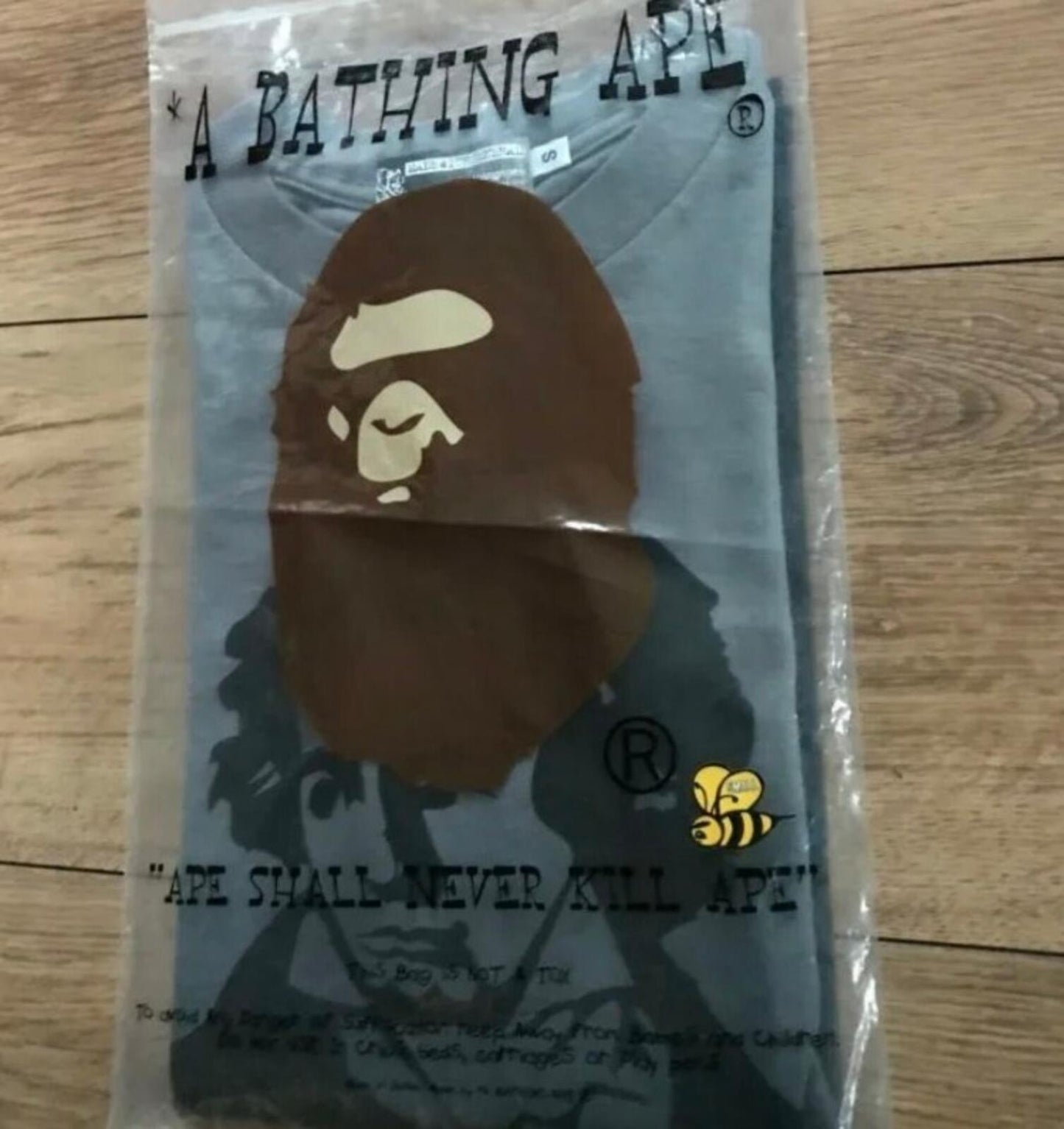 A BATHING APE 2001 Beethoven Dip Dye Tee Size S  BAPE