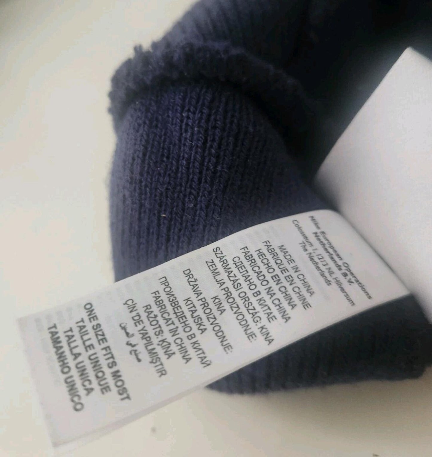 FW18 Supreme x Nike beanie Navy Hat