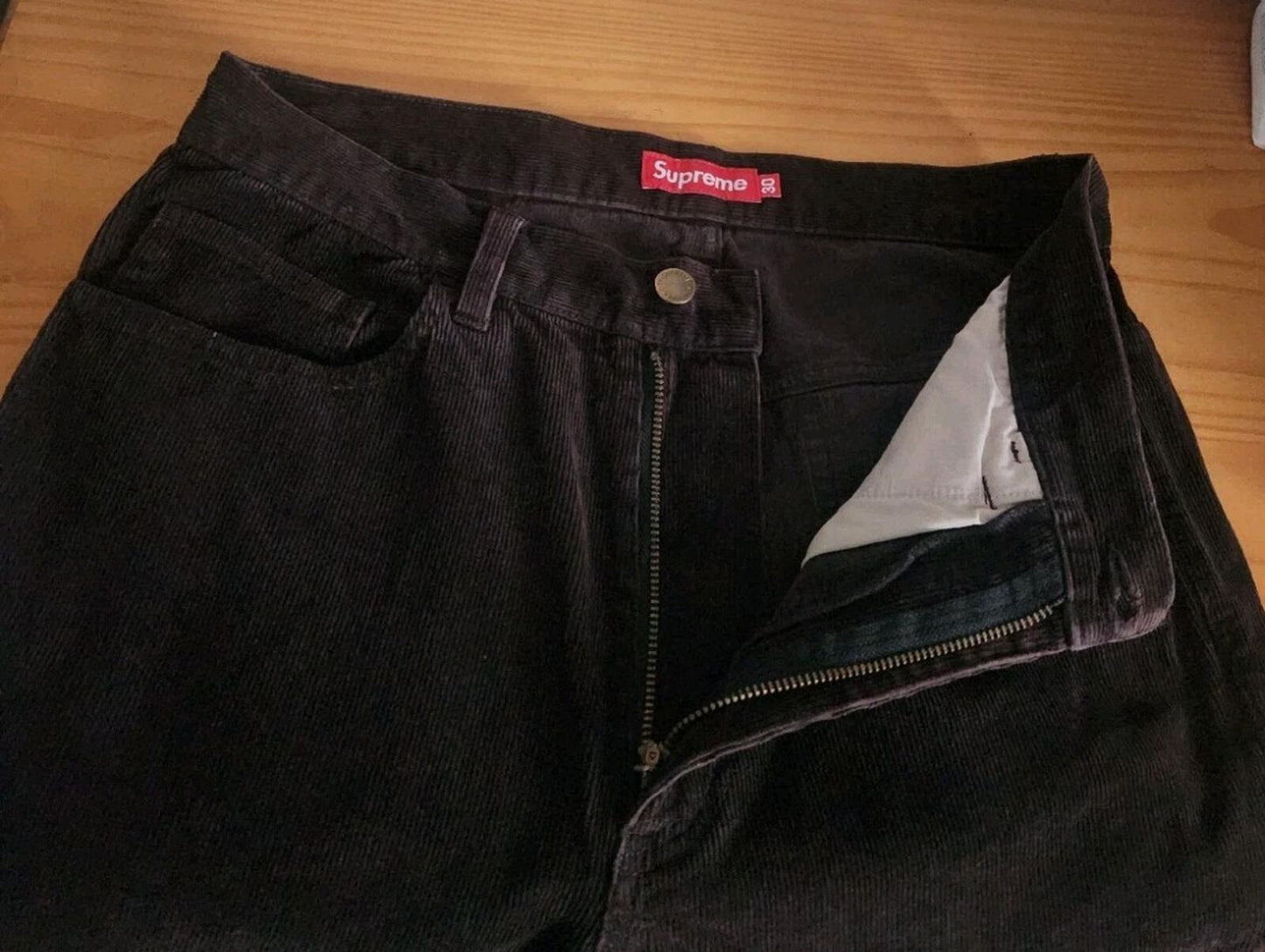 FW11 Supreme 5 Pocket Corduroy Pant Brown Size 30 W30 L30