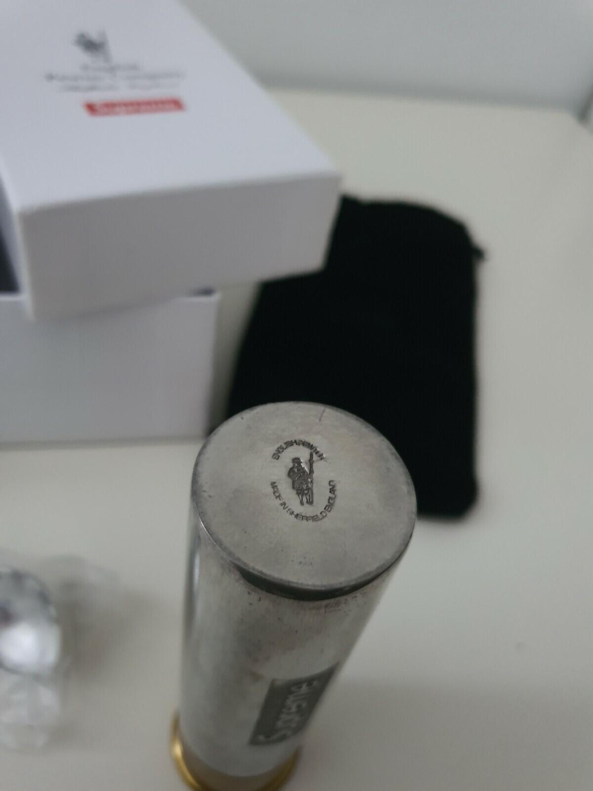 SS18 Supreme x English Pewter Company Cartridge Bullet Flask Metal
