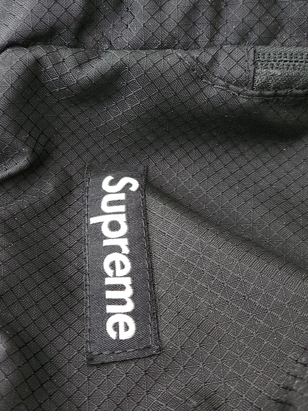 SS22 Supreme Side Bag Black Water Resistant