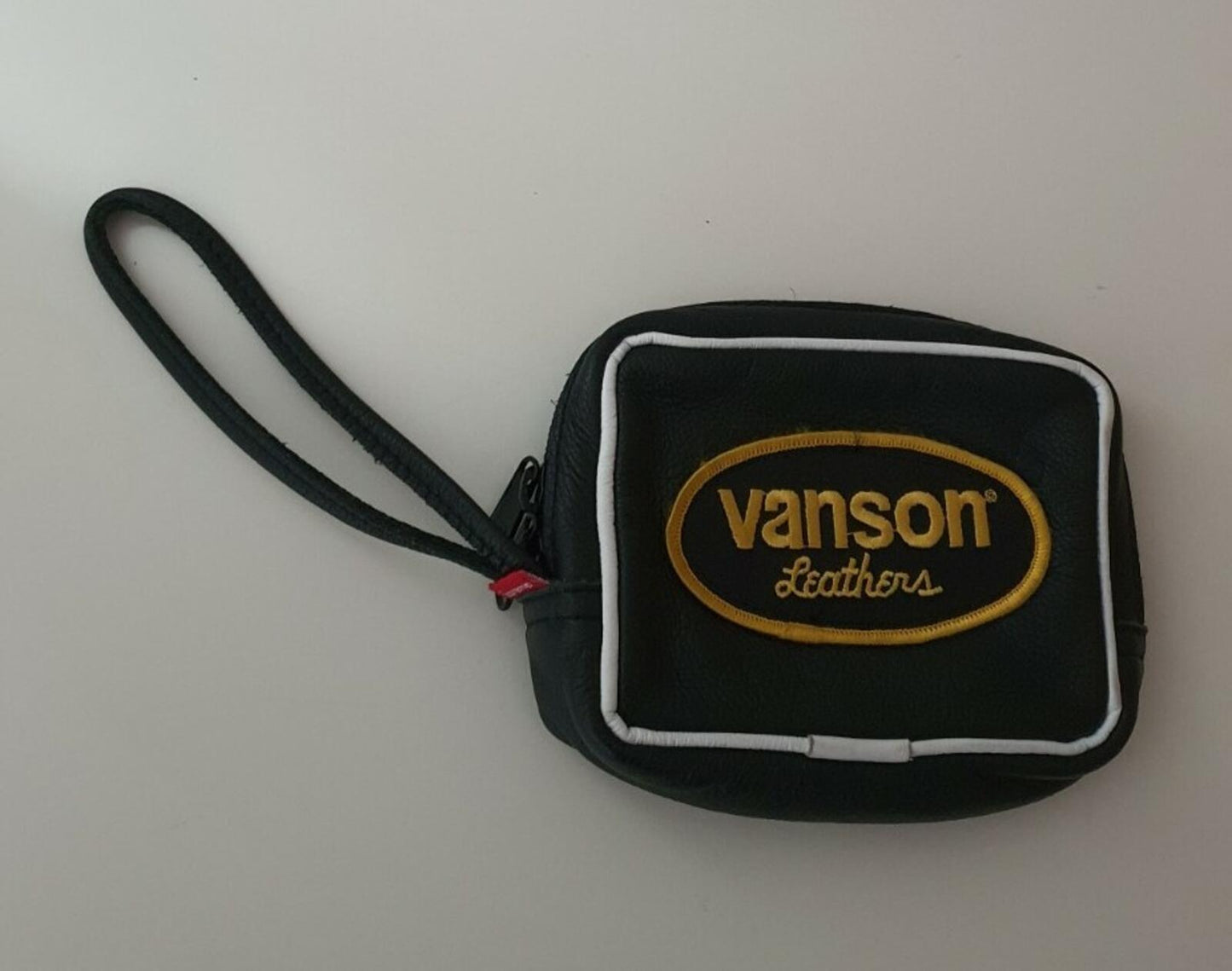 SS17 Supreme x Vanson Leather Wristbag Bag Black