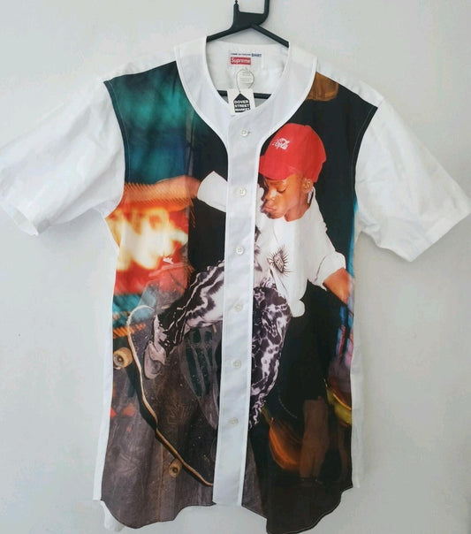 SS14 Supreme Comme Des Garçons Harold Hunter Camiseta de Béisbol Talla L CDG