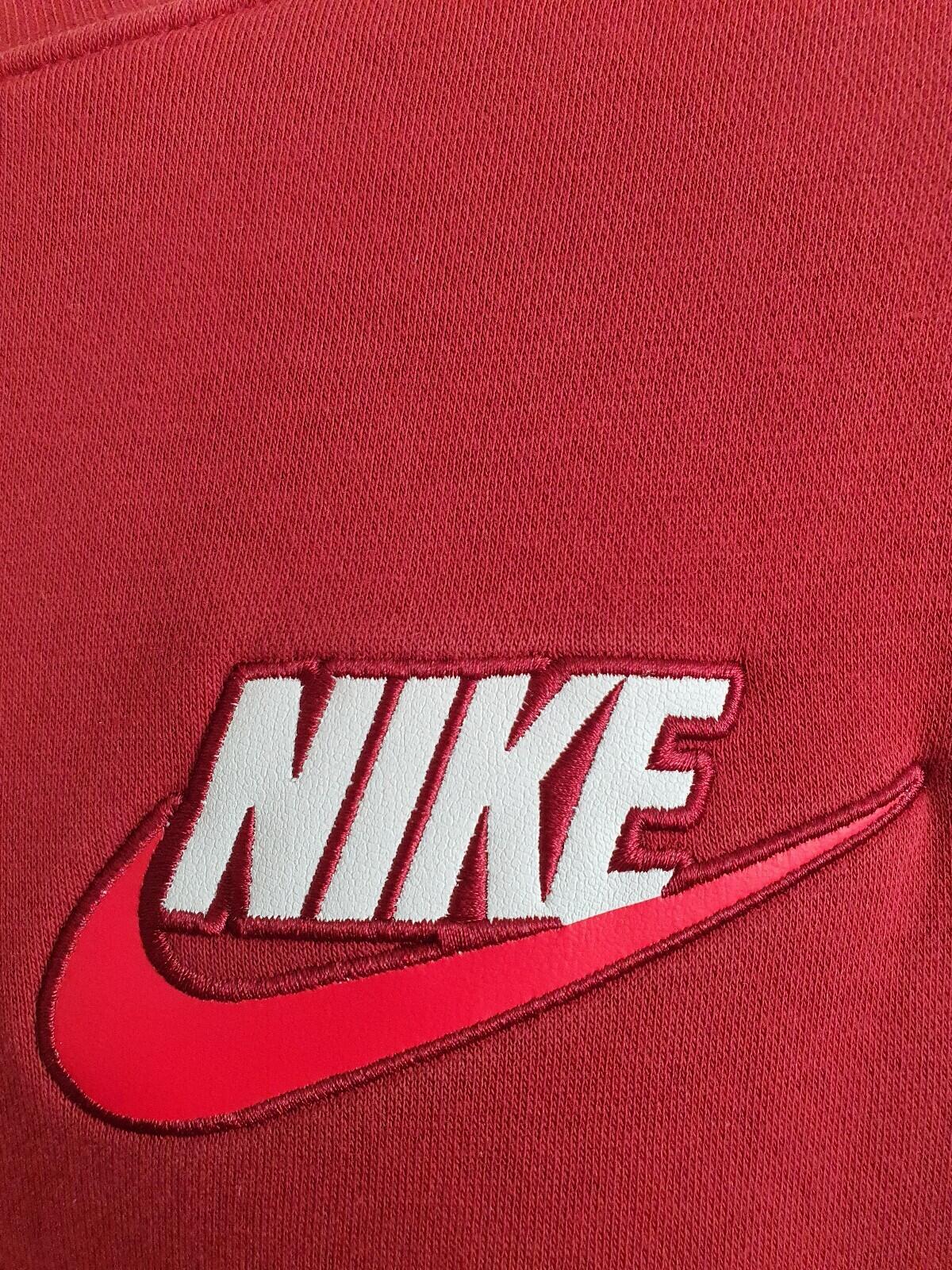 FW18 Supreme x Nike Crewneck Burgundy Size M Sweatshirt