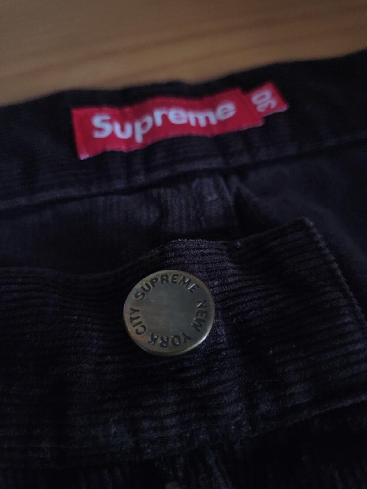 FW11 Supreme 5 Pocket Corduroy Pant Brown Size 30 W30 L30