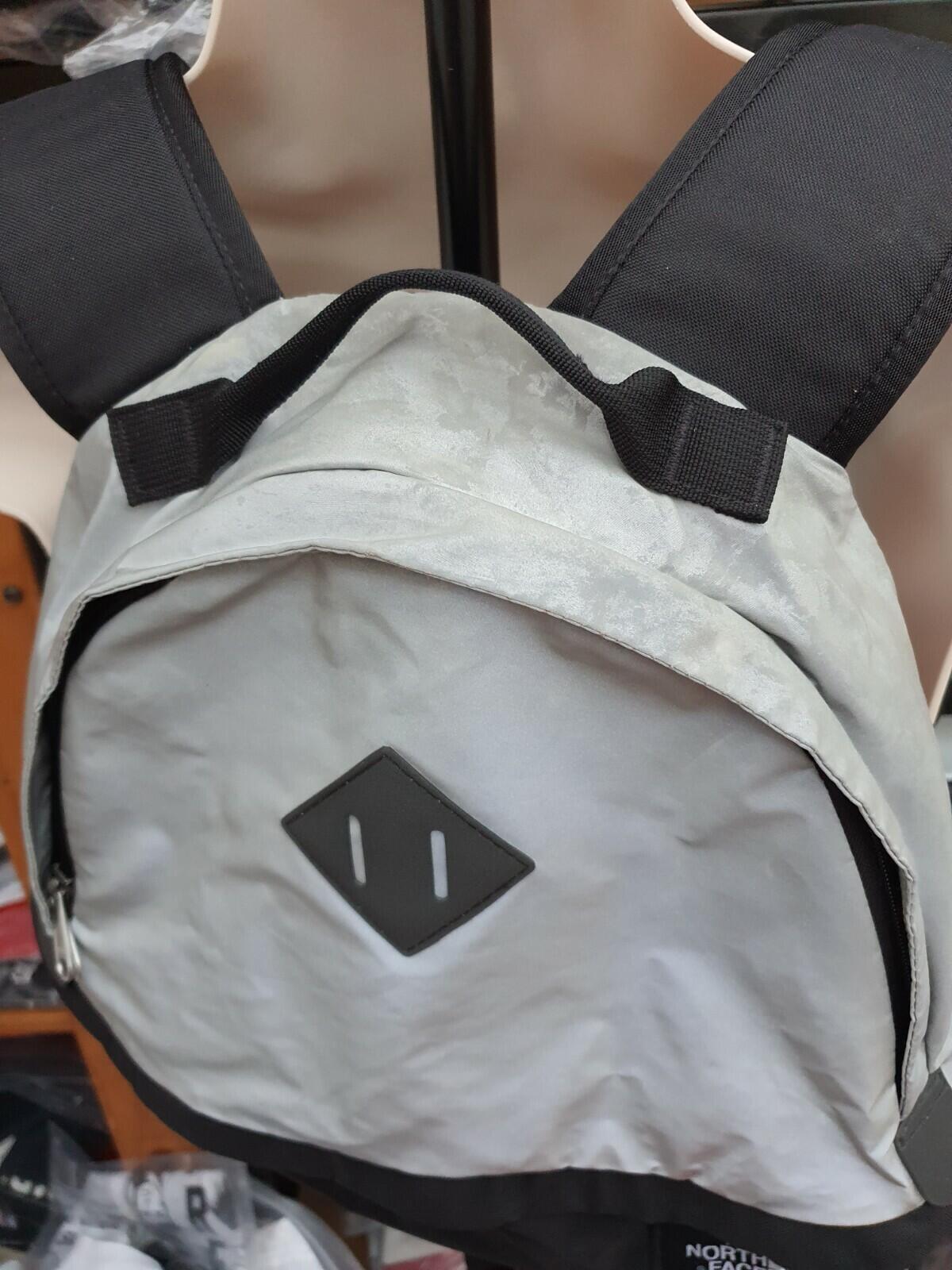 SS13 Supreme THE NORTH FACE 3M Reflective Day Pack Backpack Bag Silver