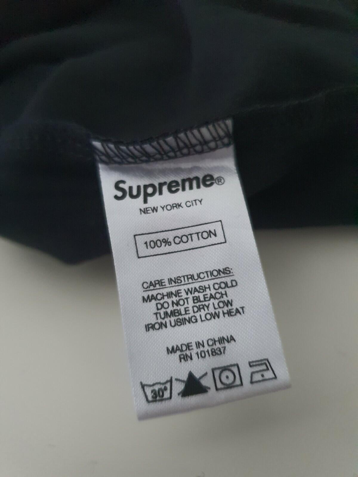 SS18 Supreme Karate L/S Black tee size XL long sleeve T-shirt top