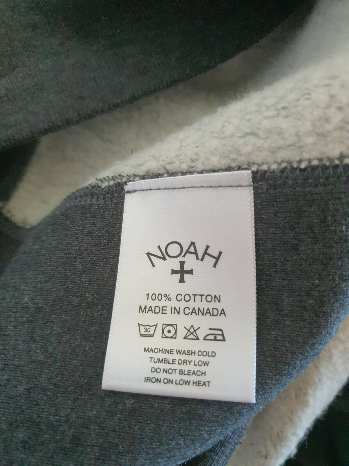 FW19 NOAH Jolly Roger Kapuzenpullover Charcoal Größe S