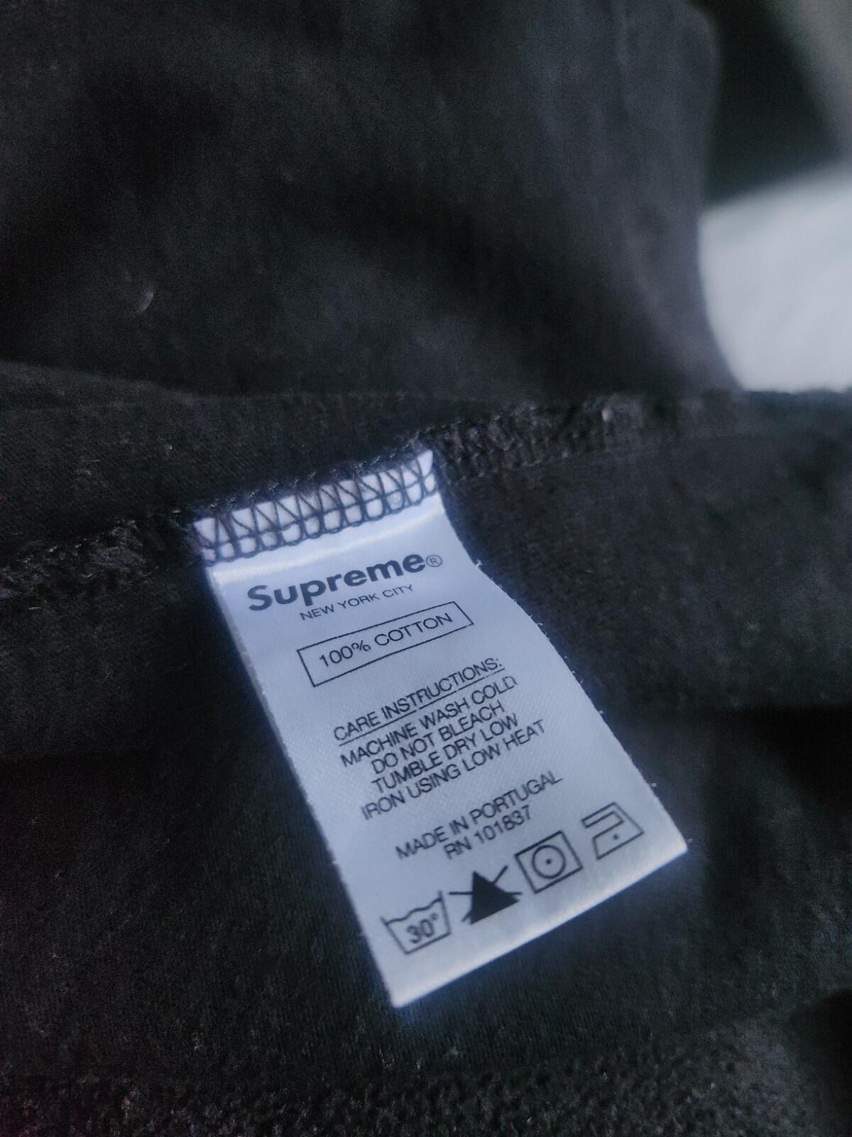 SS21 Supreme Intarsia Spellout S/S Top Tee Black Size M