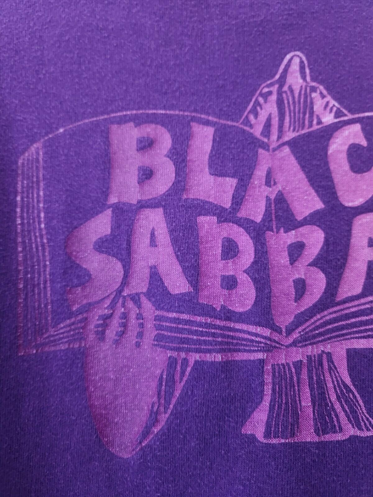 SS16 Supreme x Black Sabbath Tome camiseta talla L Grande camiseta morada Ozzy Osbourne