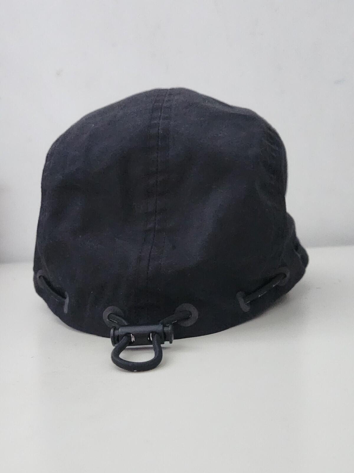 FW21 Supreme Shockcord Camp Cap Hat Black Box logo