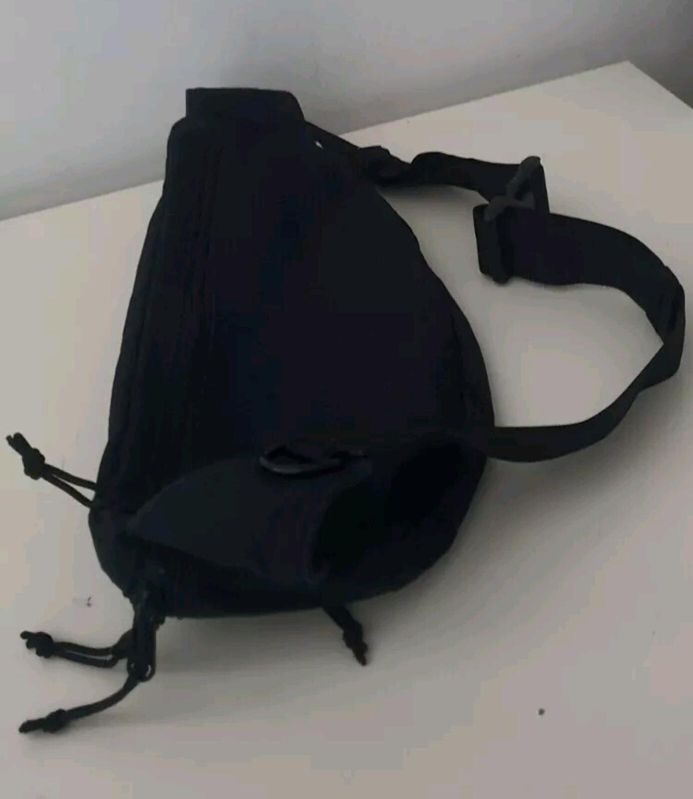 SS23 Supreme Field Waist Bag Shoulder Black Water Resistant 4L