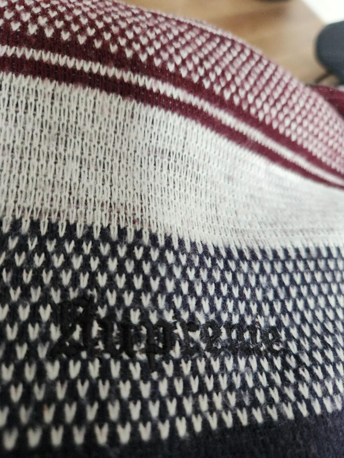 FW18 Supreme Knit Stripe Hooded L/S Top Hoodie Size M Medium Made In Portugal