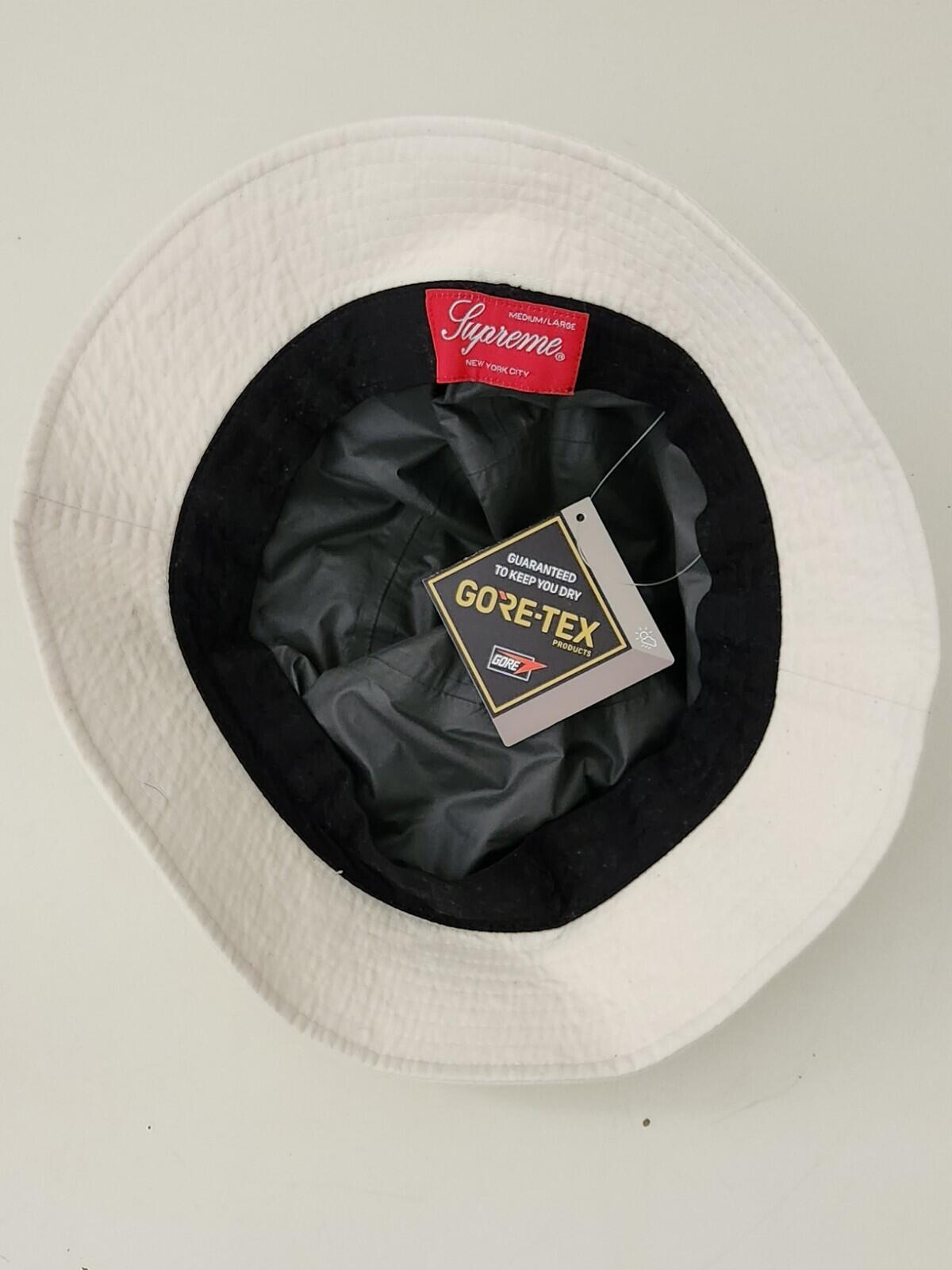 FW20 Supreme GORE-TEX crusher White Bucket Hat Size M /L Medium Large Waterproof