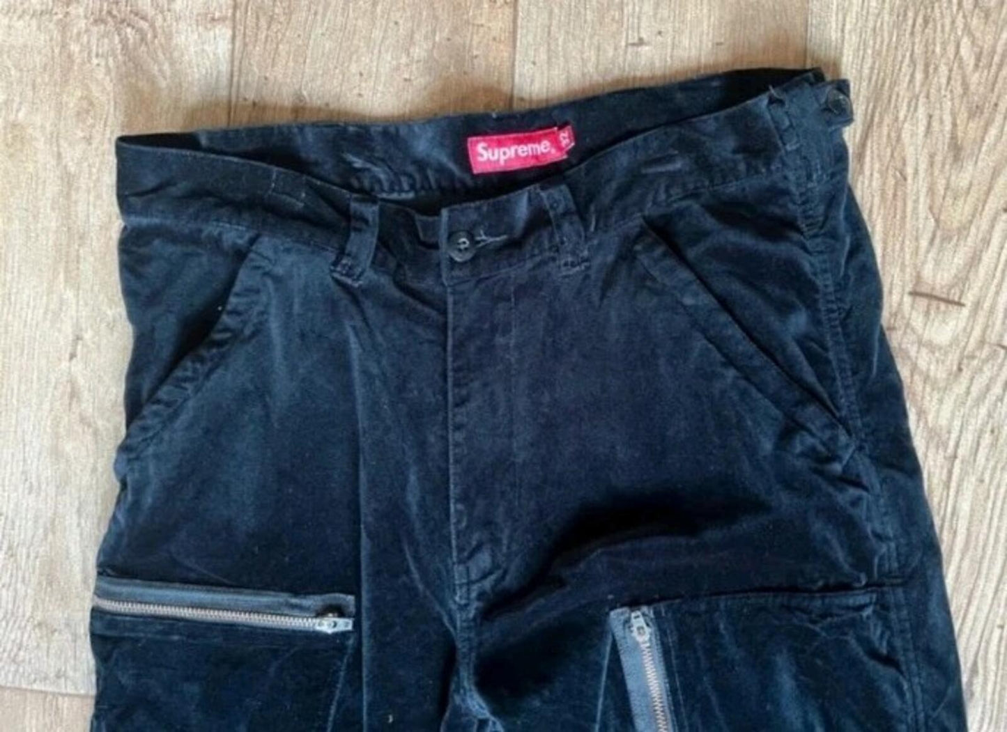 SS19 Supreme Velvet Flight Pant Black Größe 32