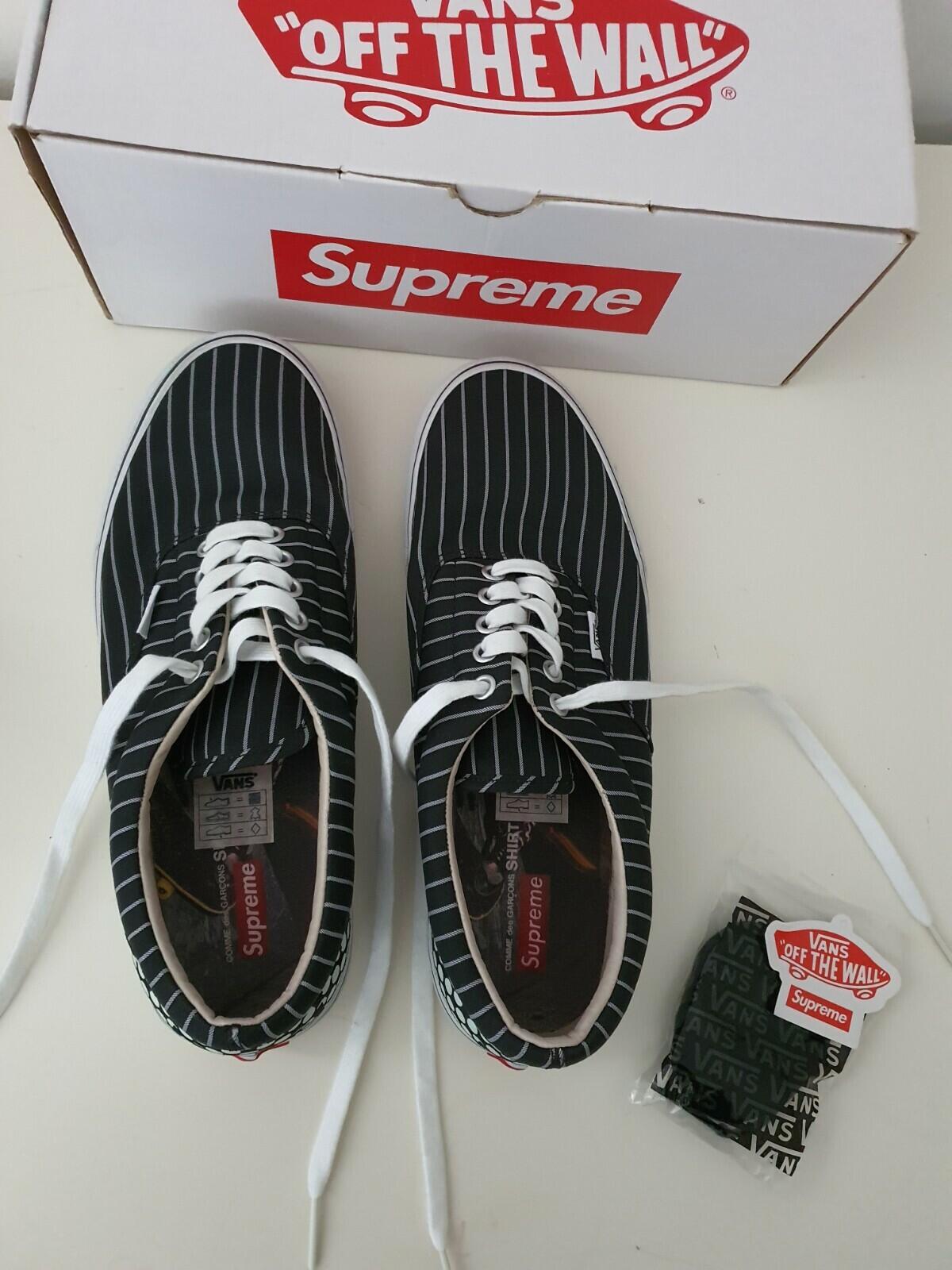 SS14 Supreme Vans Comme Des Garcons Era Classic Trainers