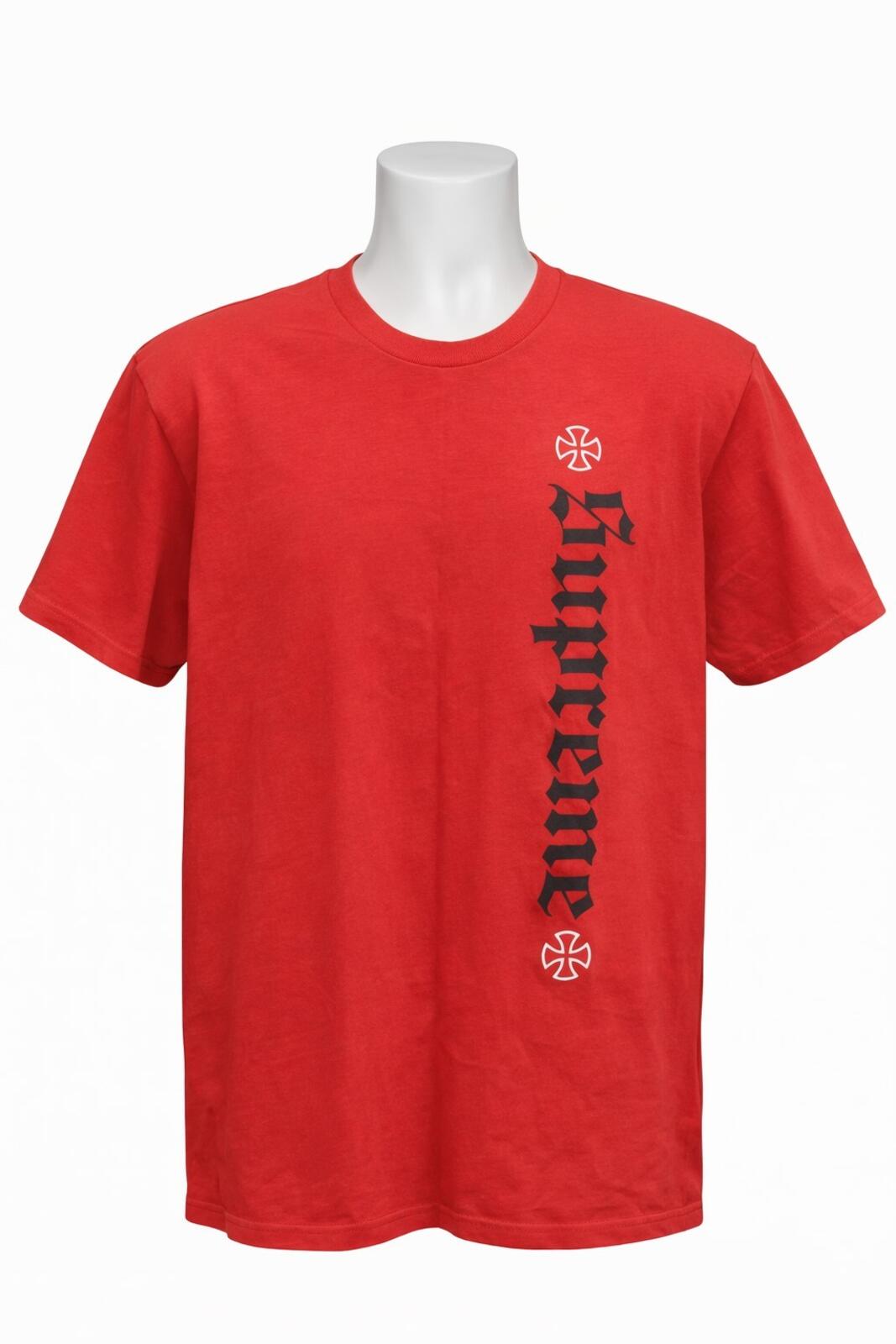 FW17 Supreme x Independent Old English Tee Red Size L