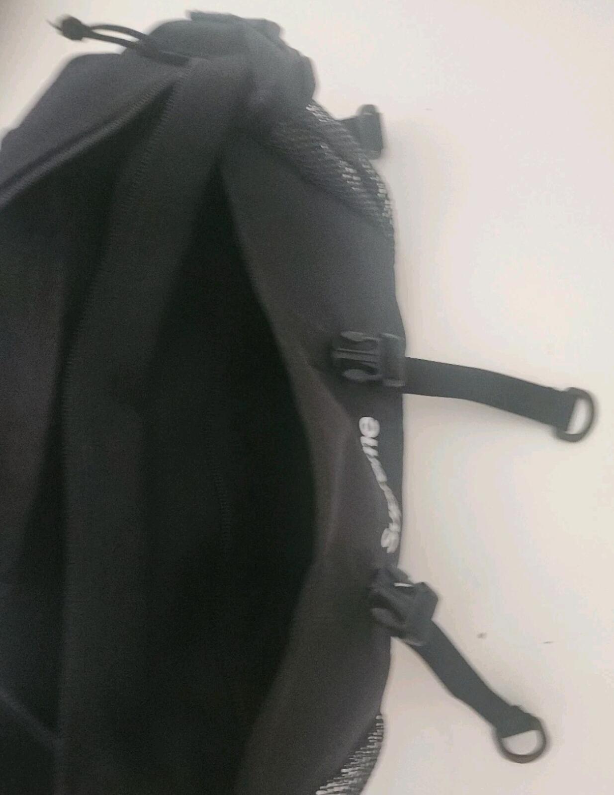 SS20 Supreme waist bag Black Shoulder Belt Cordura