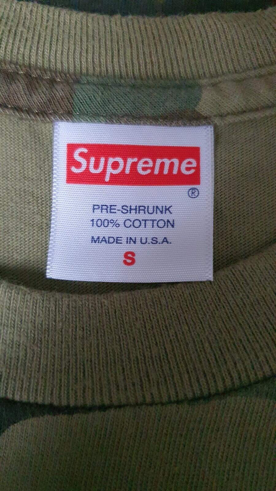 SS21 Supreme Spiral Tee Woodland Camo Size S Weirdo Dave