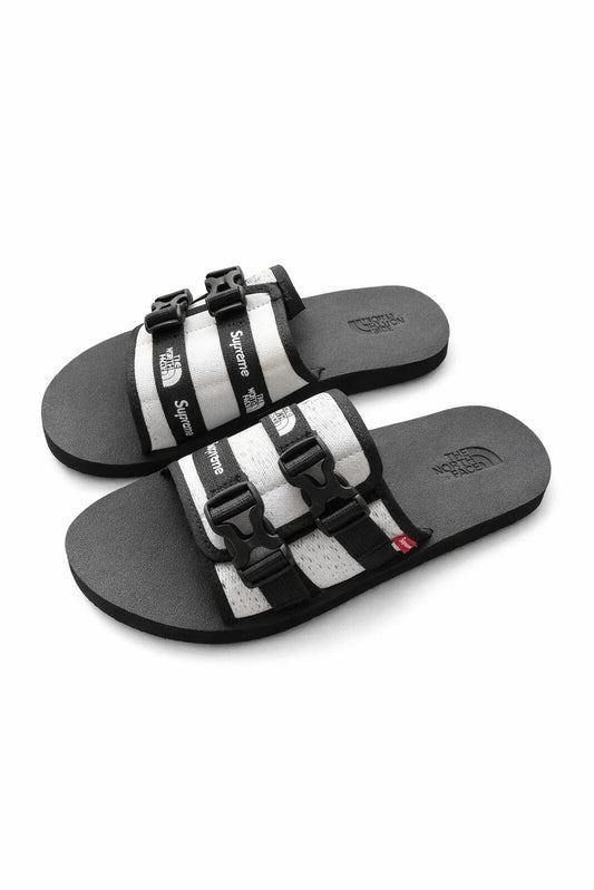 SS22 Supreme The North Face Trekking Sandal Slides Stone White Reino Unido 9 EE. UU. 10 UE 43