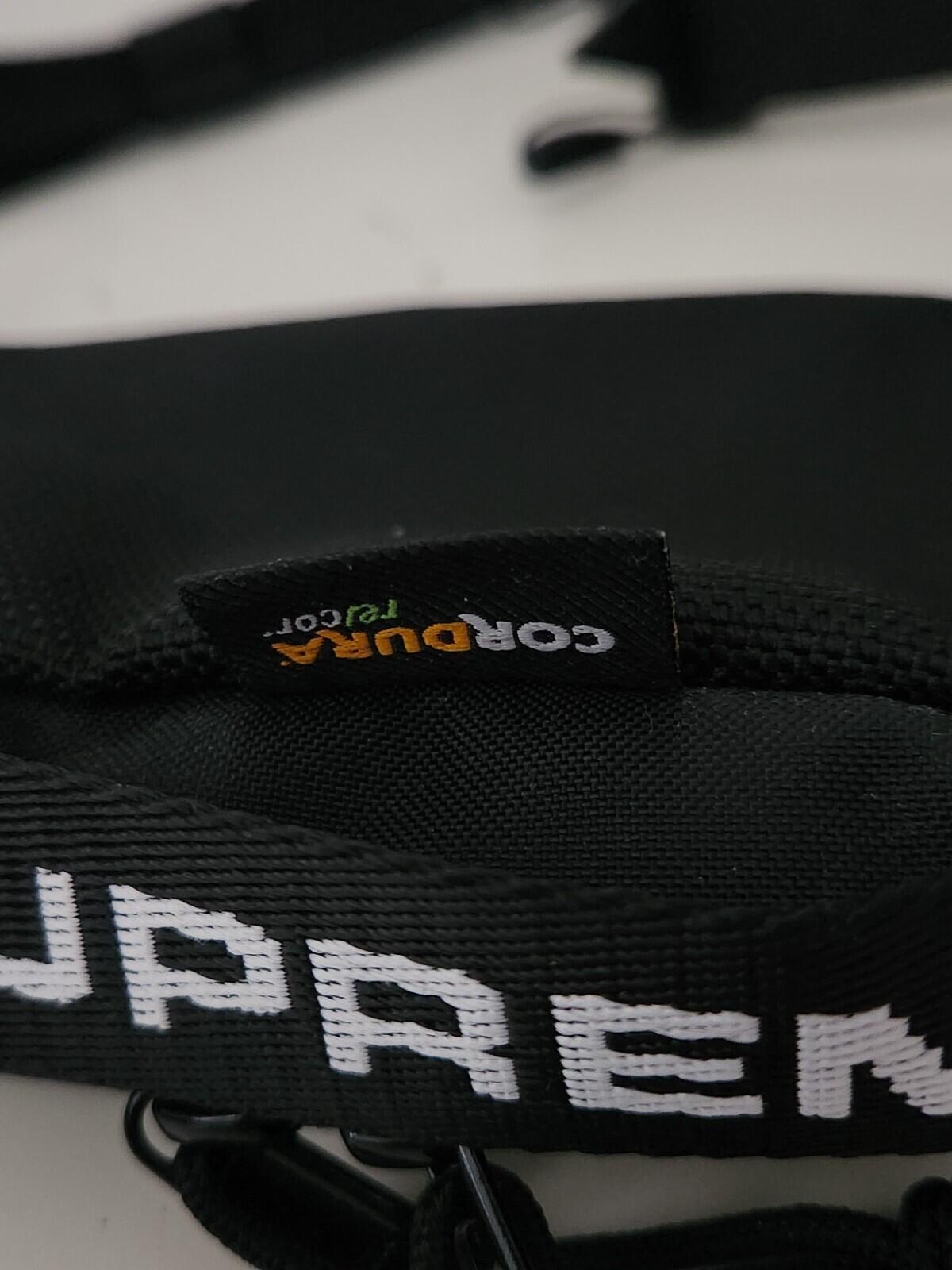 FW22 Supreme small waist bag Cordura shoulder Black water resistant Belt Pack