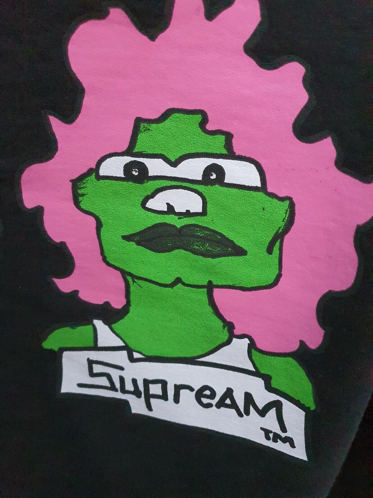 FW17 Supreme Gonz Heads Crewneck Black Size L