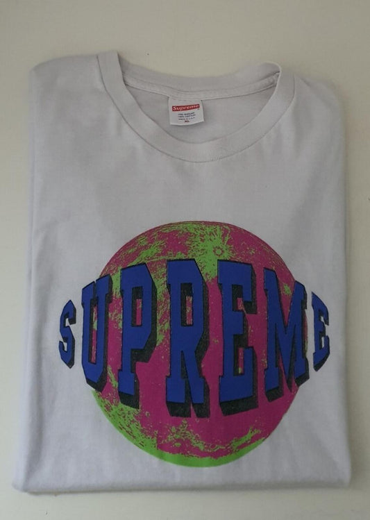 FW15 Supreme Lunar white tee size XL T-shirt planet Rare 2015 Vintage